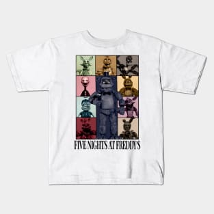 Five Nights At Freddys Eras Tour Kids T-Shirt